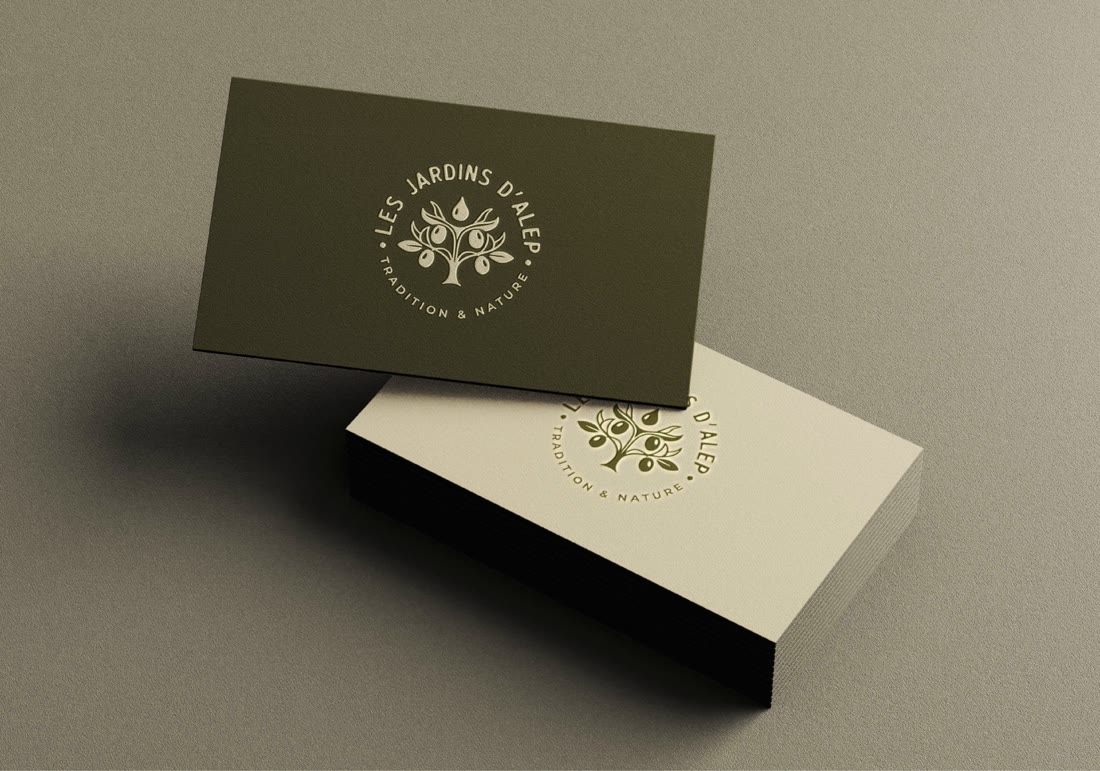 Les Jardins d’Alep: Business card