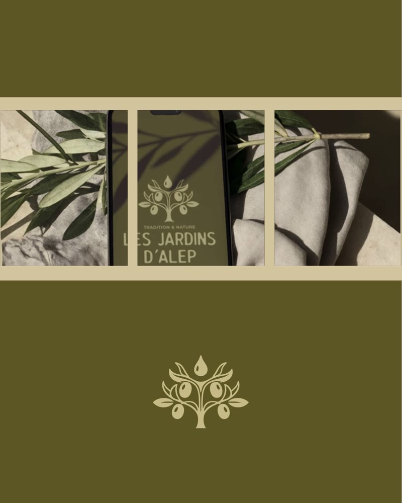 Les Jardins d’Alep: Instagram template