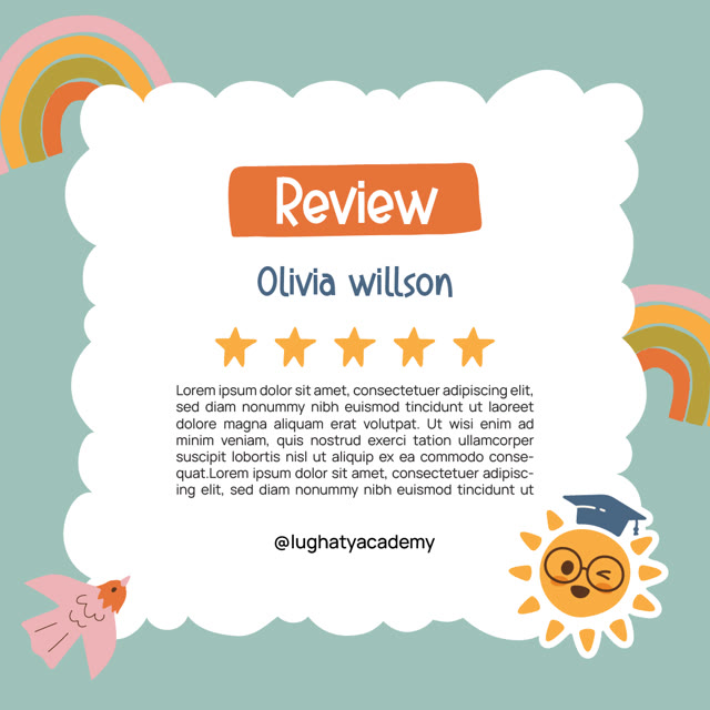 Lughaty Academy: Instagram template