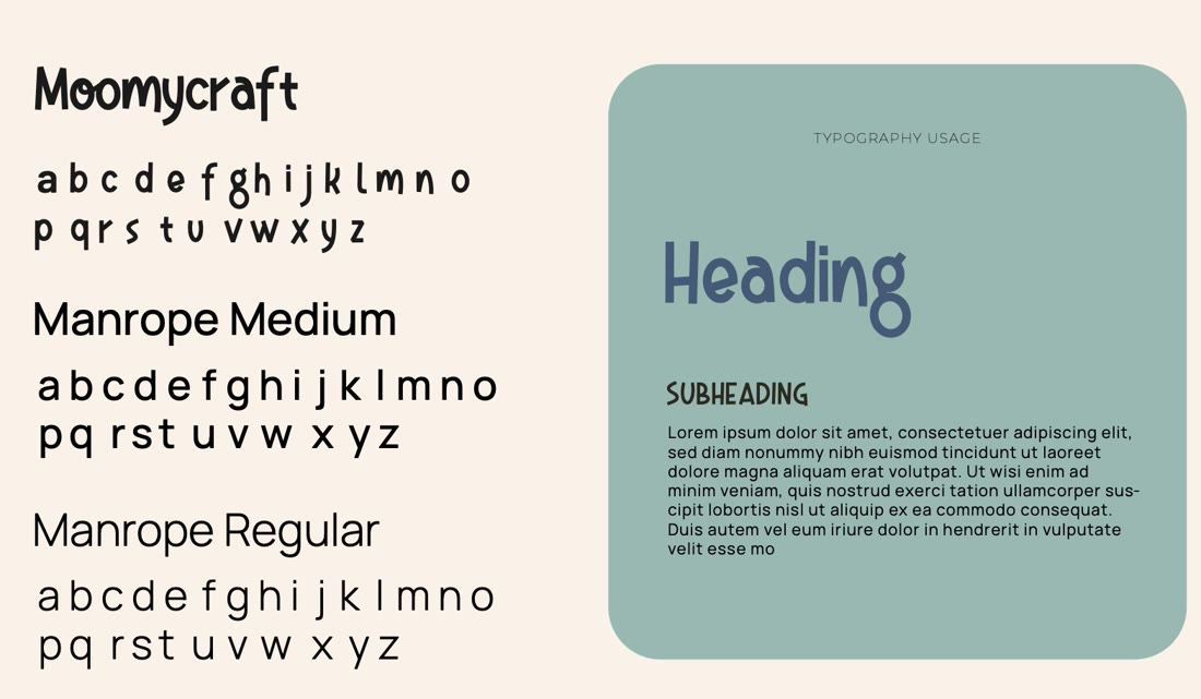 Lughaty Academy: Typography