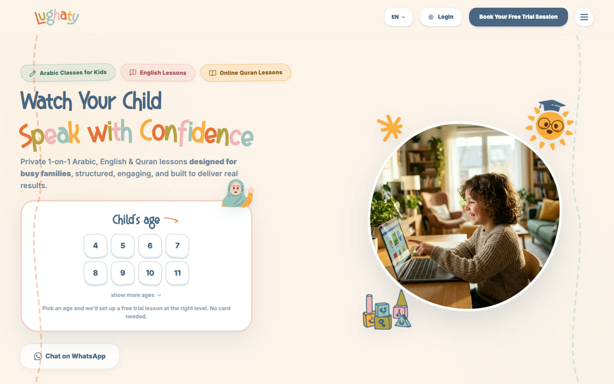 Lughaty Academy: Website we built